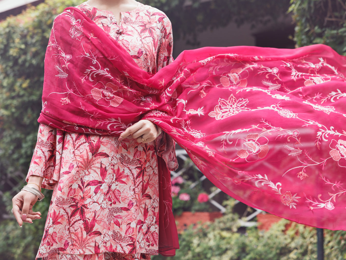 Pink Lawn 3Pc Stitched - AWP-3PS-864