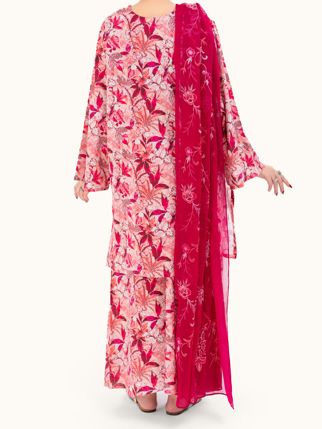 Pink Lawn 3Pc Stitched - AWP-3PS-864