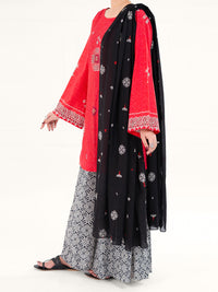 Red Cambric 3Pc Stitched - AWP-3PS-868