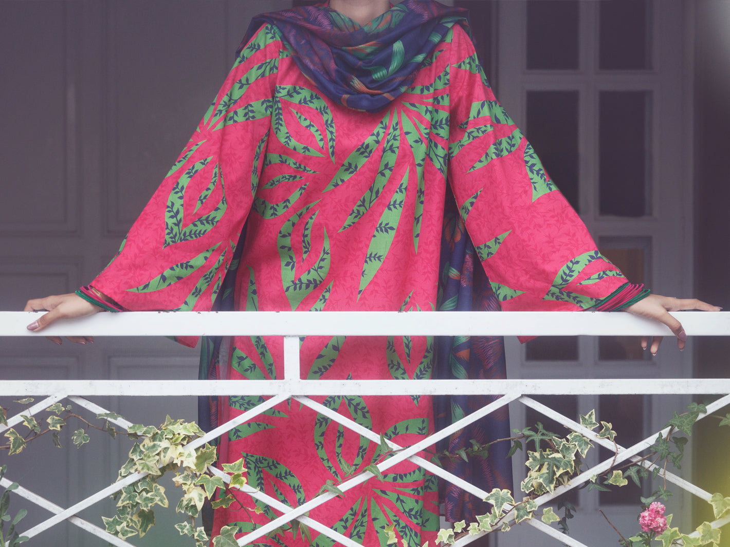 Pink Cambric 3Pc Unstitched - AWP-3PS-871