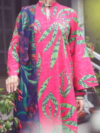 Pink Cambric 3Pc Unstitched - AWP-3PS-871