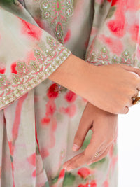 Light Green Cambric 3Pc Stitched - AWP-3PS-876