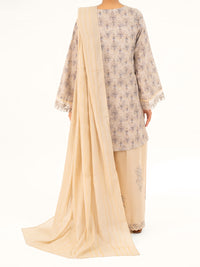 Beige Dobby 3Pc Stitched - AWP-3PS-877