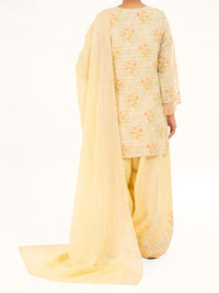 Cream Dobby 3Pc Stitched - AWP-3PS-878