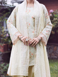 Cream Dobby 3Pc Stitched - AWP-3PS-878