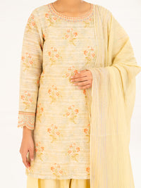 Cream Dobby 3Pc Stitched - AWP-3PS-878