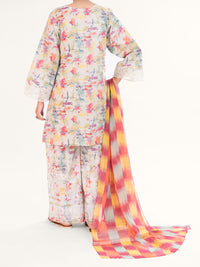 Multicolor Cambric 3Pc Stitched - AWP-3PS-888