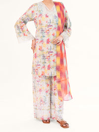 Multicolor Cambric 3Pc Stitched - AWP-3PS-888