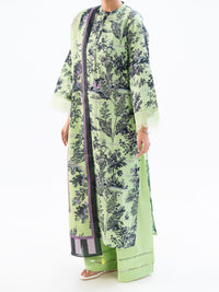 Light Green Cambric 3Pc Unstitched - AWP-3PS-889