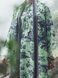 Light Green Cambric 3Pc Unstitched - AWP-3PS-889