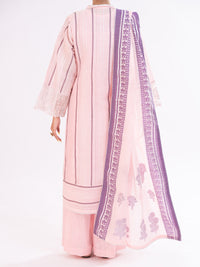 Light Pink Yarn Dyed 3Pc Unstitched - AWP-3PS-925