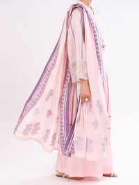 Light Pink Yarn Dyed 3Pc Unstitched - AWP-3PS-925