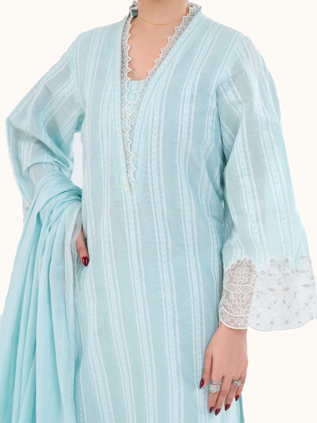 Ferozi Yarn Dyed 3Pc Stitched - AWP-3PS-924