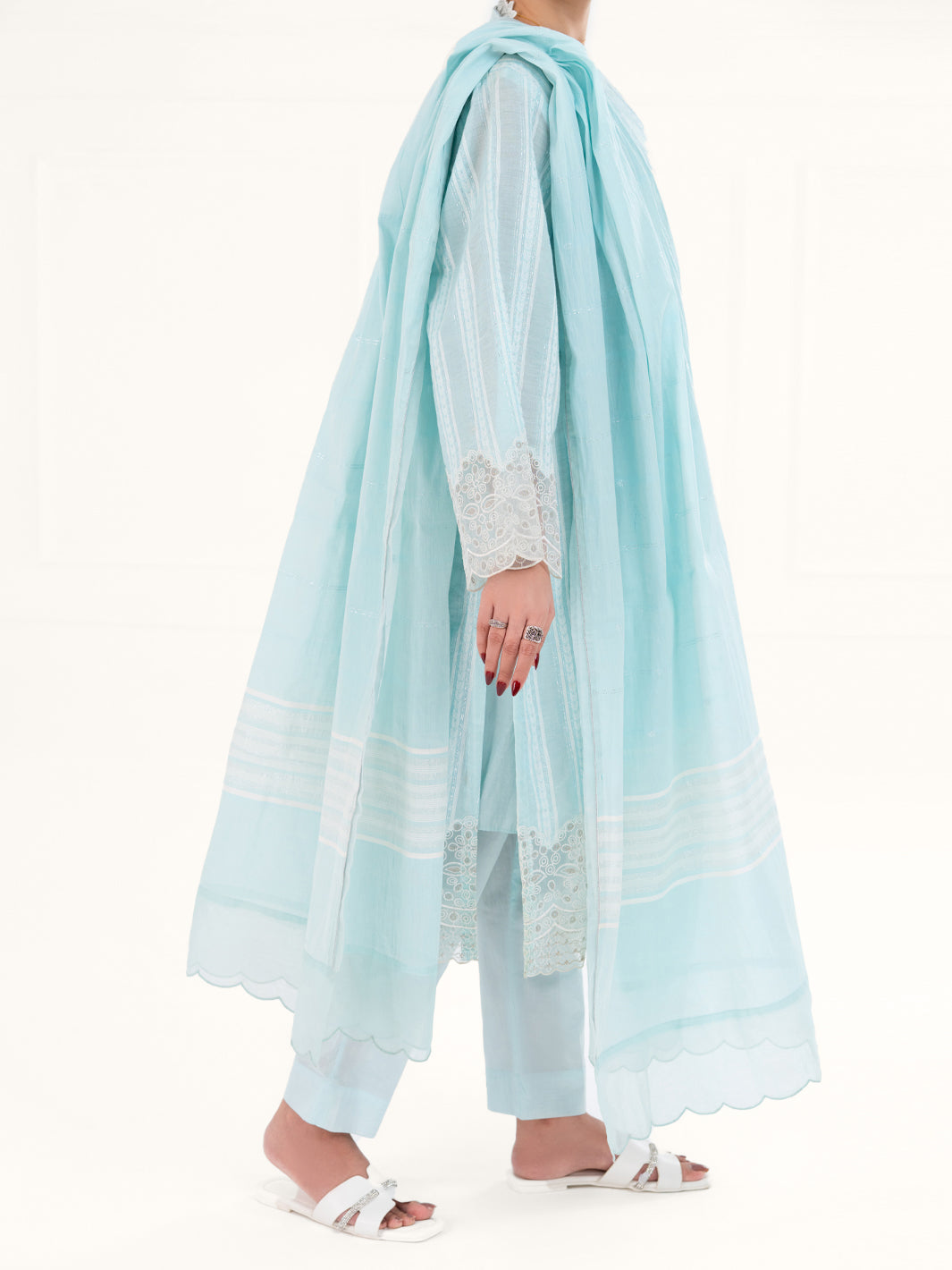 Ferozi Yarn Dyed 3Pc Stitched - AWP-3PS-924