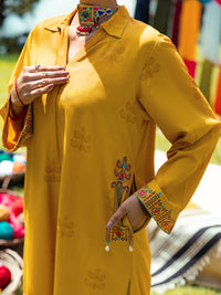 Mustard Viscose Tunic - AWP-LK-613