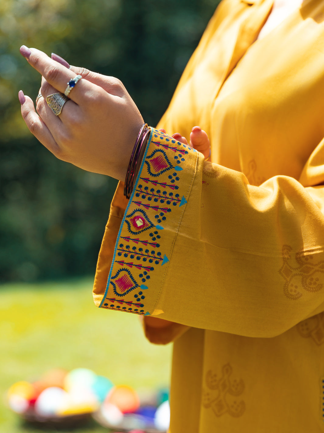 Mustard Viscose Tunic - AWP-LK-613