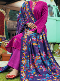 Magenta Jacquard Tunic - AWP-LK-623