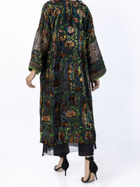 Black Burn Out Tunic - AWP-LK-632