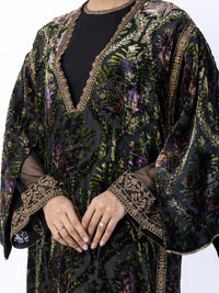 Black Burn Out Tunic - AWP-LK-635