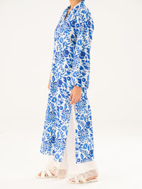 Navy Blue Cambric Kurti - AWP-LK-909