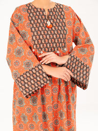 Orange Cambric Kurti - AWP-LK-911