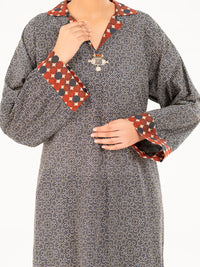 Brown Cambric Kurti - AWP-LK-913