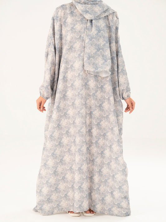 Light Grey Swiss Jacquard Kurti - AWP-LK-917