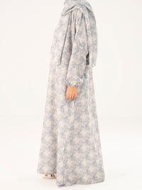 Light Grey Swiss Jacquard Kurti - AWP-LK-917