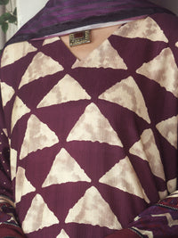 Plum Khaddar 2Pc Unstitched - AWP-2PS-LKD-839