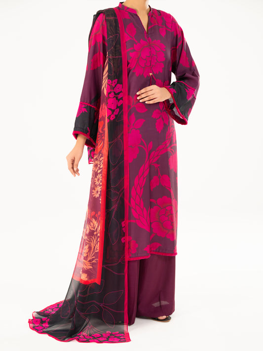 Purple Cambric 2Pc Unstitched - AWP-LKD-842