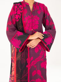 Purple Cambric 2Pc Unstitched - AWP-LKD-842