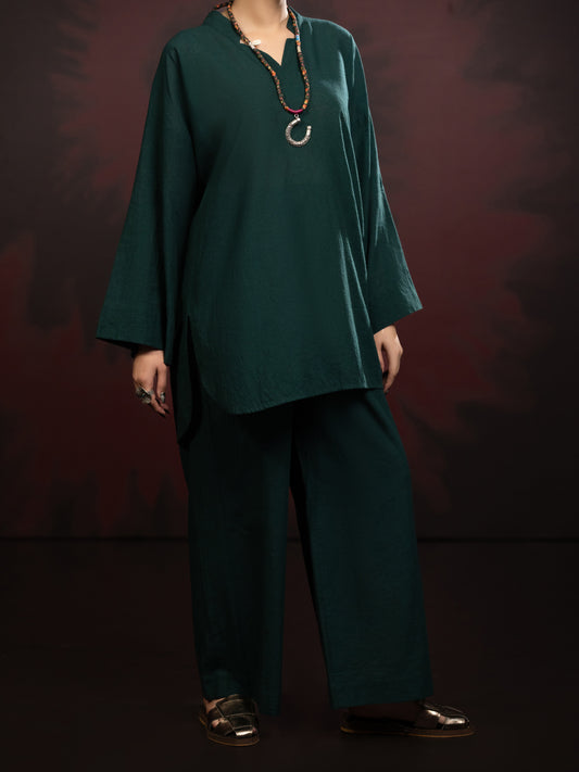 Green Karandi 2Pc Stitched - AWP-2PS-LKS-817