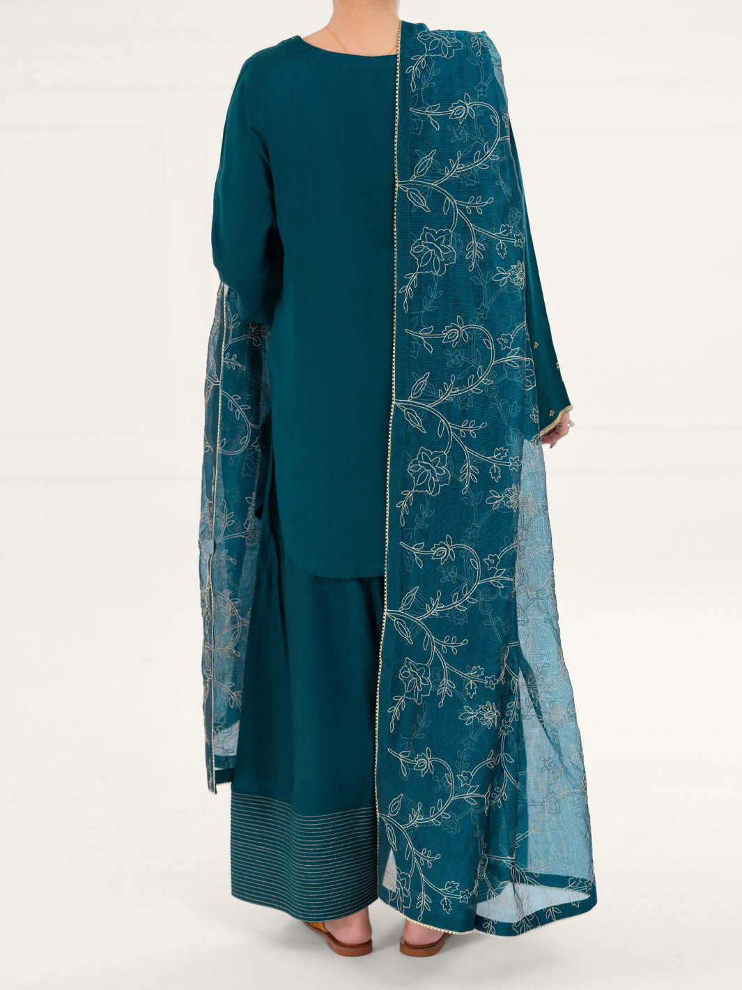 Green Yarn Dyed 3Pc Stitched - AWP-3PS-758