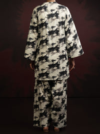 Black Cambric 2Pc Stitched - AWP-2PS-LKS-819