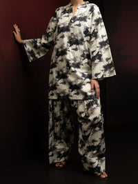 Black Cambric 2Pc Stitched - AWP-2PS-LKS-819