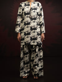 Black Cambric 2Pc Stitched - AWP-2PS-LKS-819