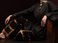 Black Dobby 2Pc Stitched - AWP-2PS-LKS-821