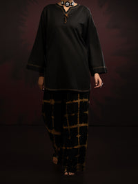 Black Dobby 2Pc Stitched - AWP-2PS-LKS-821