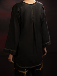 Black Dobby 2Pc Stitched - AWP-2PS-LKS-821