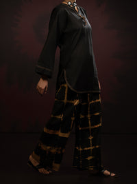 Black Dobby 2Pc Stitched - AWP-2PS-LKS-821