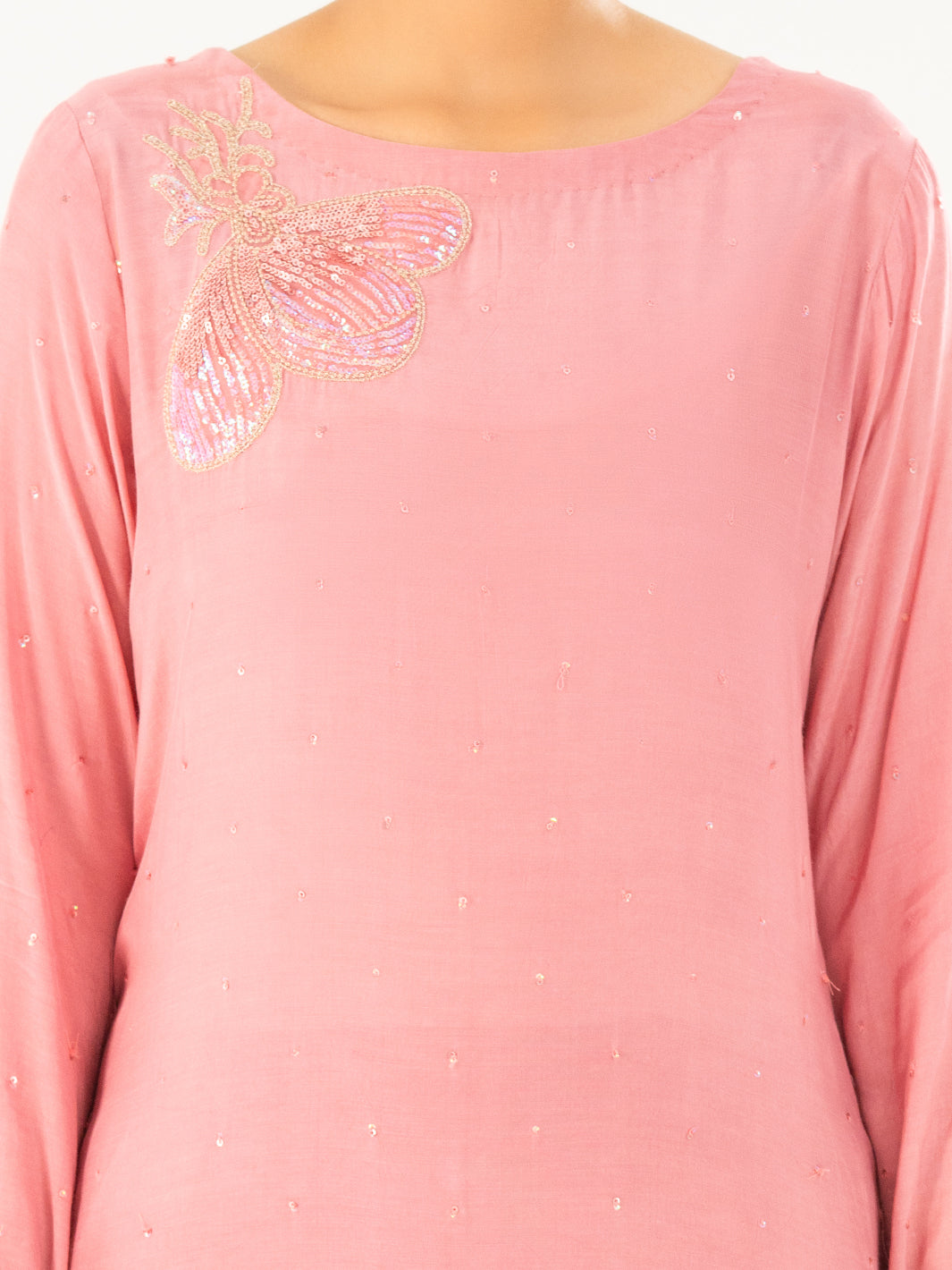 Pink Thai Silk 2Pc Stitched - AWP-2PS-LKS-824