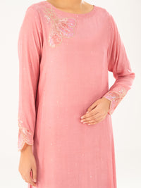 Pink Thai Silk 2Pc Stitched - AWP-2PS-LKS-824