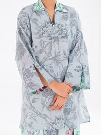 Grey Cambric 2Pc Stitched - AWP-2PS-LKS-896