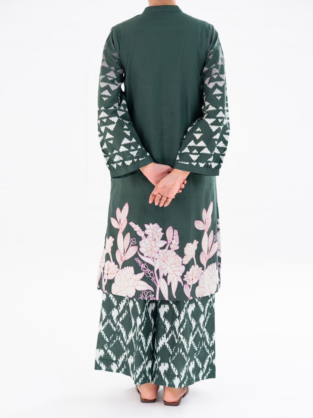 Green Cambric 2Pc Stitched - AWP-2PS-LKS-897