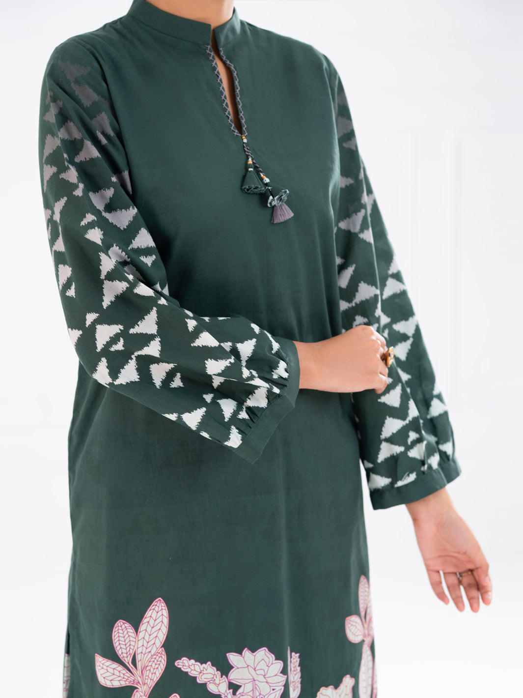 Green Cambric 2Pc Stitched - AWP-2PS-LKS-897