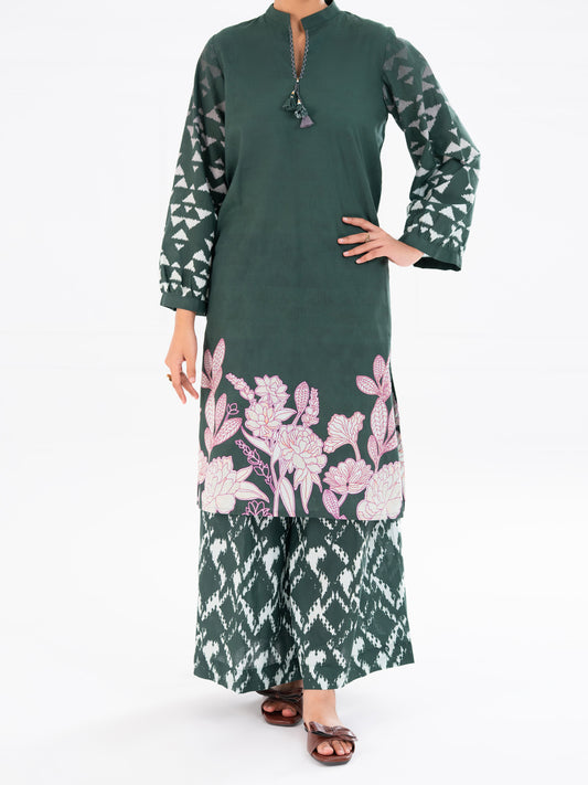 Green Cambric 2Pc Stitched - AWP-2PS-LKS-897