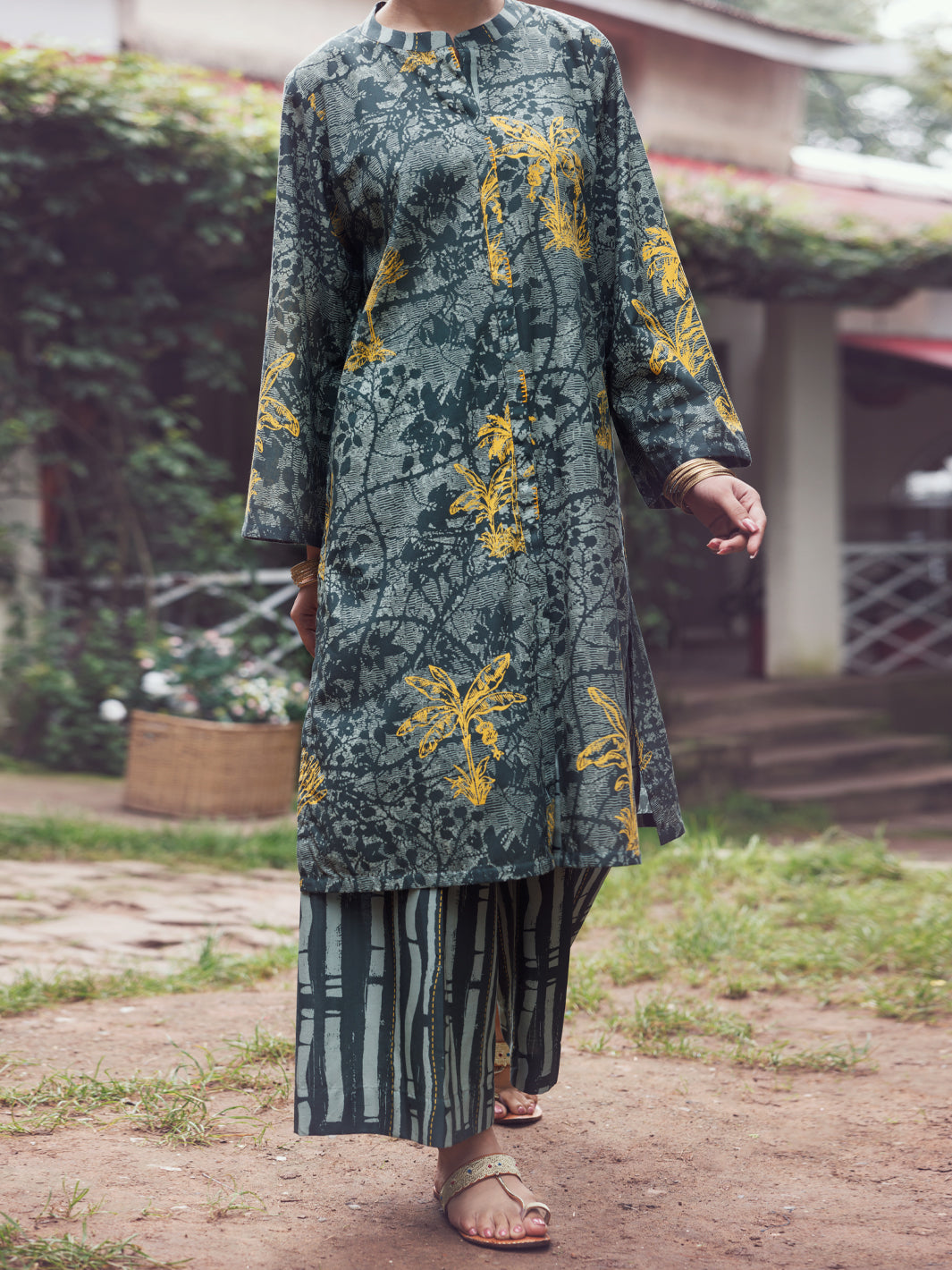 Green Cambric 2Pc Stitched - AWP-2PS-LKS-900