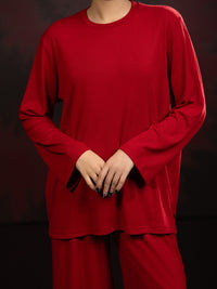 Red Twill 2Pc Stitched - AWP-2PS-LKS-923