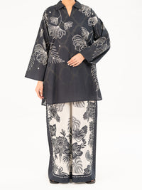 Black Cambric Kurti - AWP-SLK-844