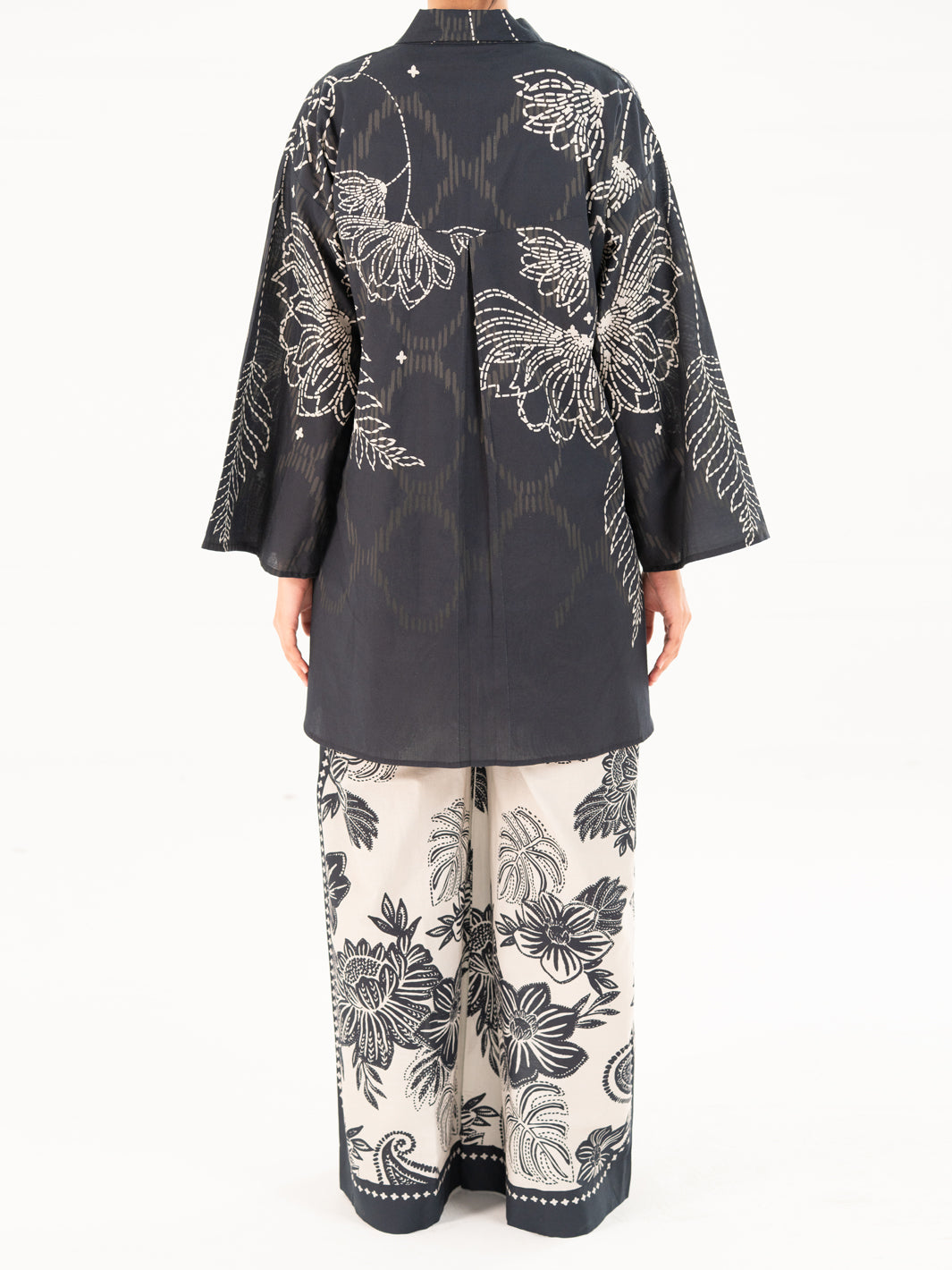 Black Cambric Kurti - AWP-SLK-844